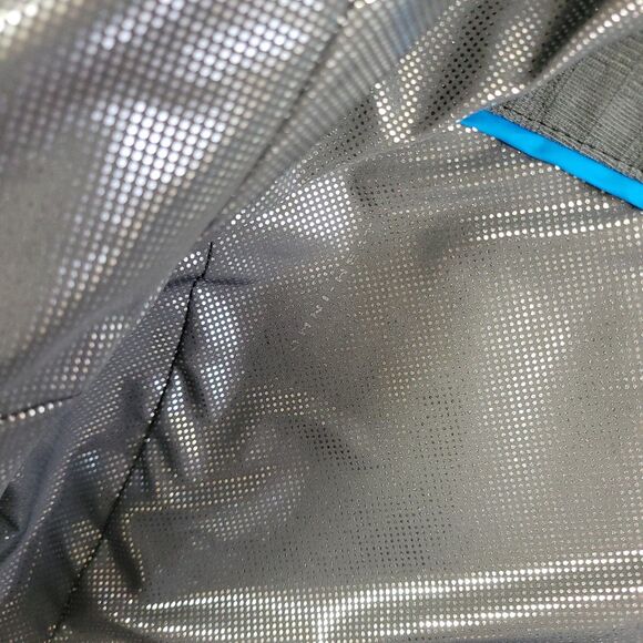 Columbia Jacket Women's XL Gray Hood Omni Heat Dusk 2 Dawk Rain Wind Long Warm - Picture 9 of 14